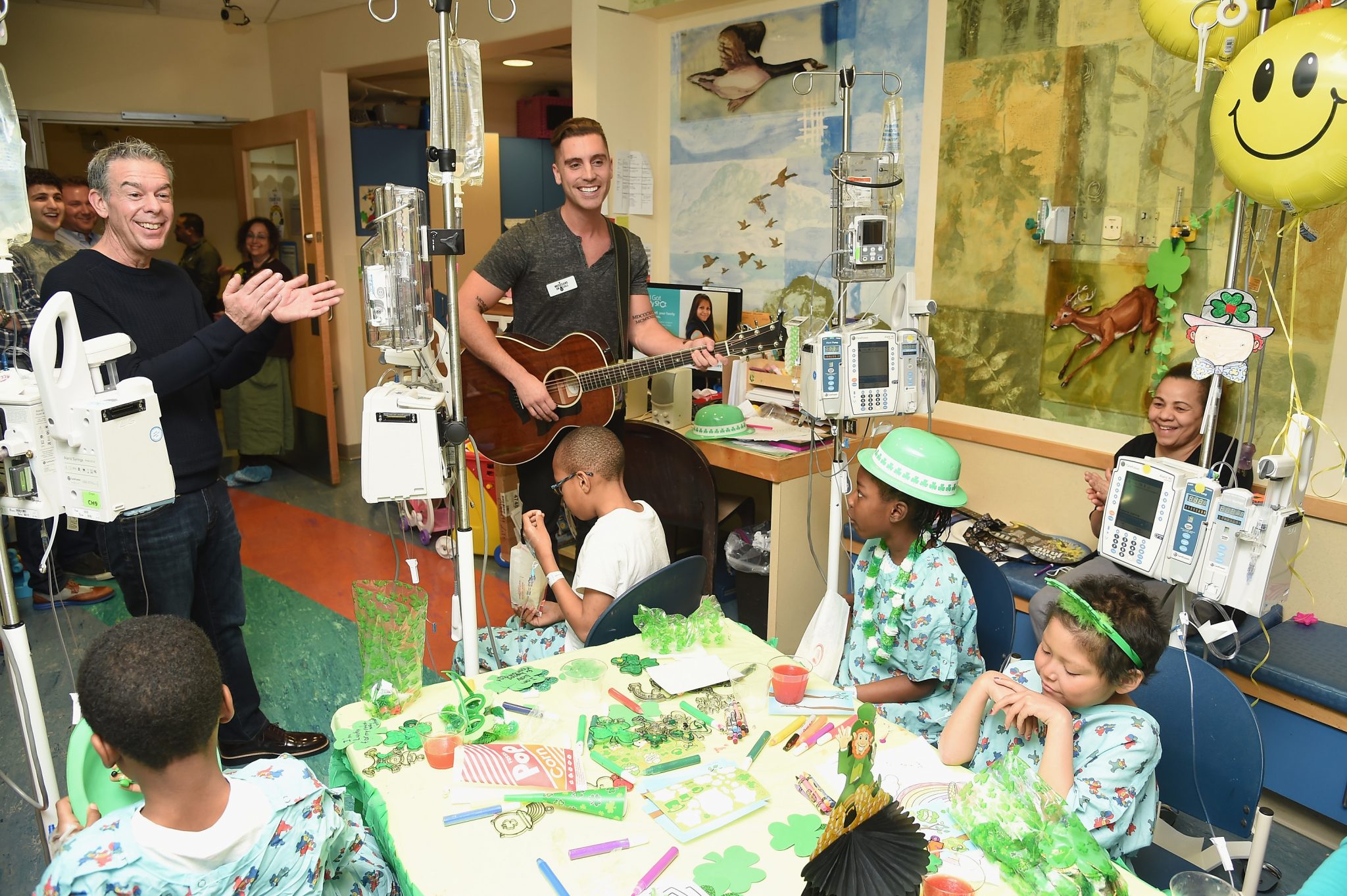 Nick Fradiani and Elvis Duran Visit The Montefiore