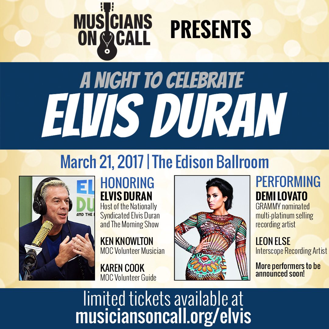 MOC Presents: A Night To Celebrate Elvis Duran In NYC March 21st