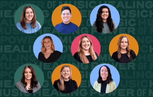 Picture of new hires at Musicians On Call