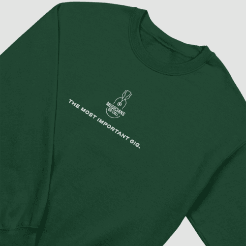 The most important gig crewneck