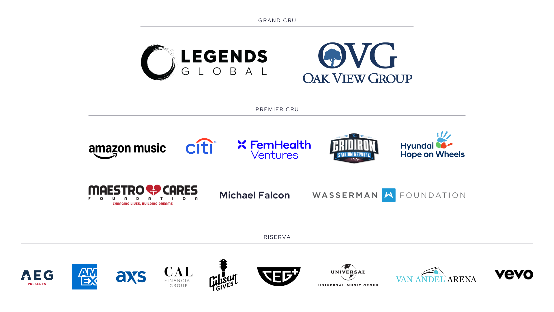 Event sponsor logos