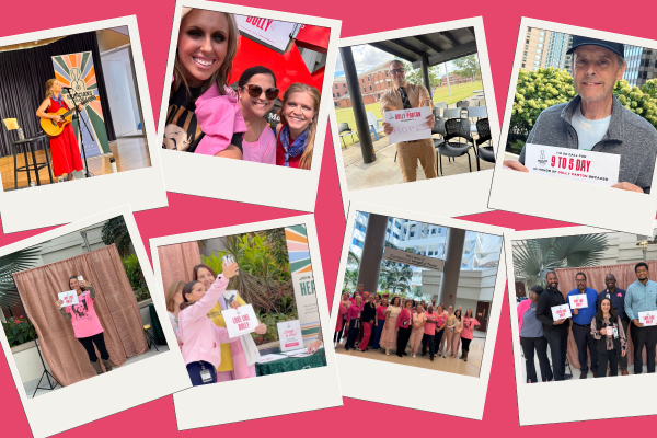 Photos of Volunteers celebration 9 to 5 Day